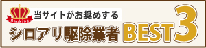 シロアリ駆除業者ベスト3