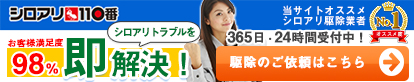 シロアリ110番のスマホバナー